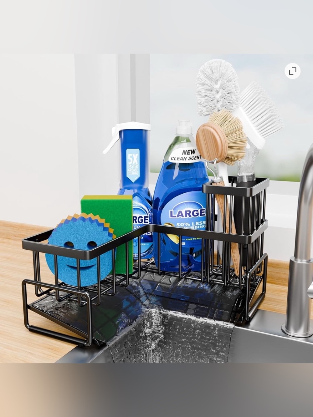 L-Shape countertop caddy holder